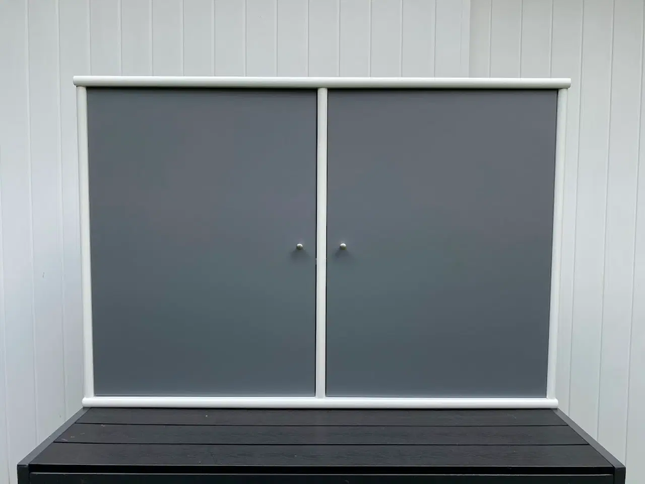 Billede 1 - ⭐️ Mistral Classic 021 snehvid reol m. grafitlåger