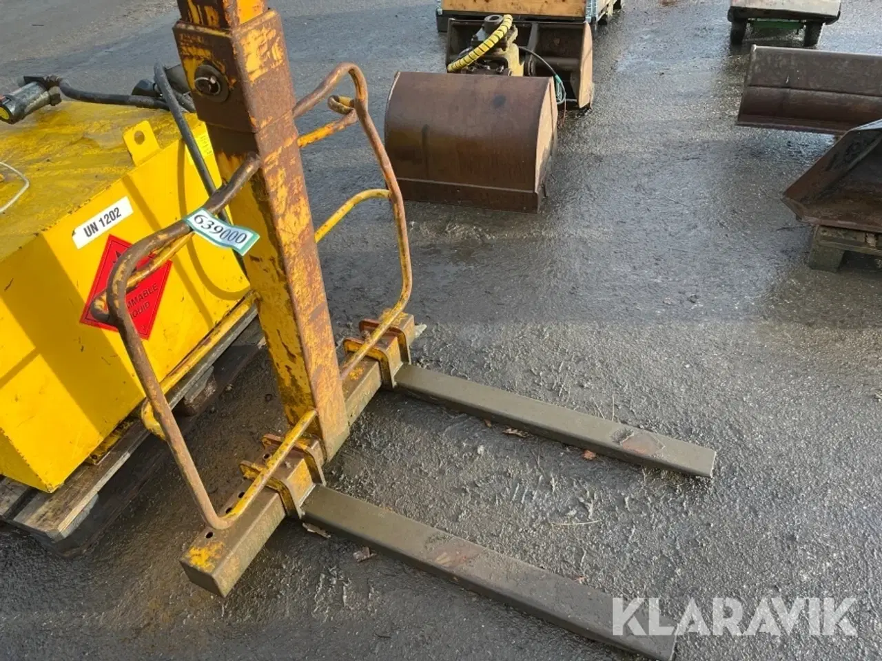 Billede 4 - Pallegafler til kranbil