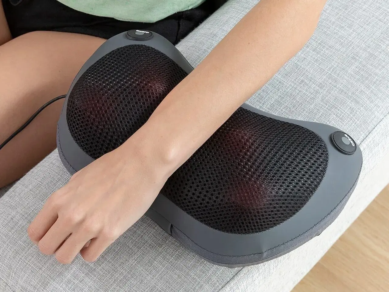 Billede 6 - Massagepude shiatsu - Shissage, kompakt, grå