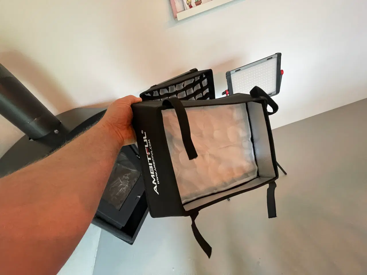 Billede 4 - AMBITFUL 2 pakker RGB videobelysning, RGB-farve Le