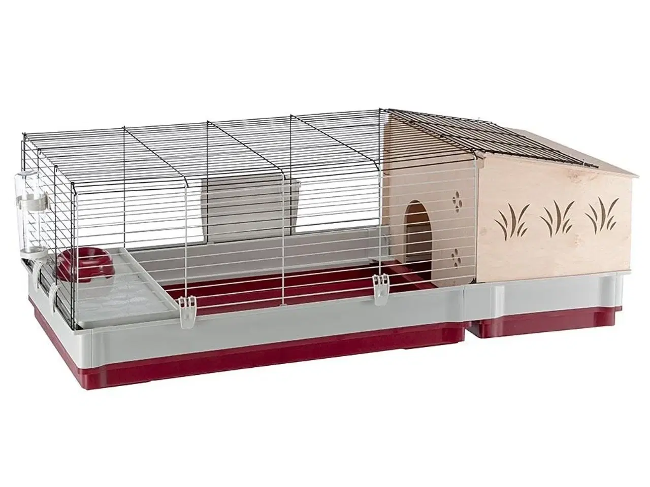 Billede 1 - Kaninbur FERPLAST Krolik 140 Plus – sammenklappeligt bur med hus