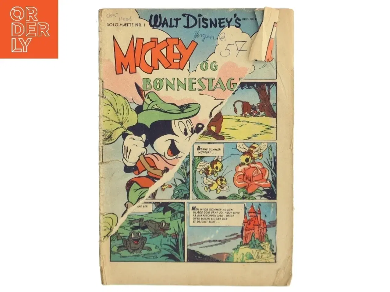 Billede 1 - Mickey og Bønnestagen af Ukendt (Bog)