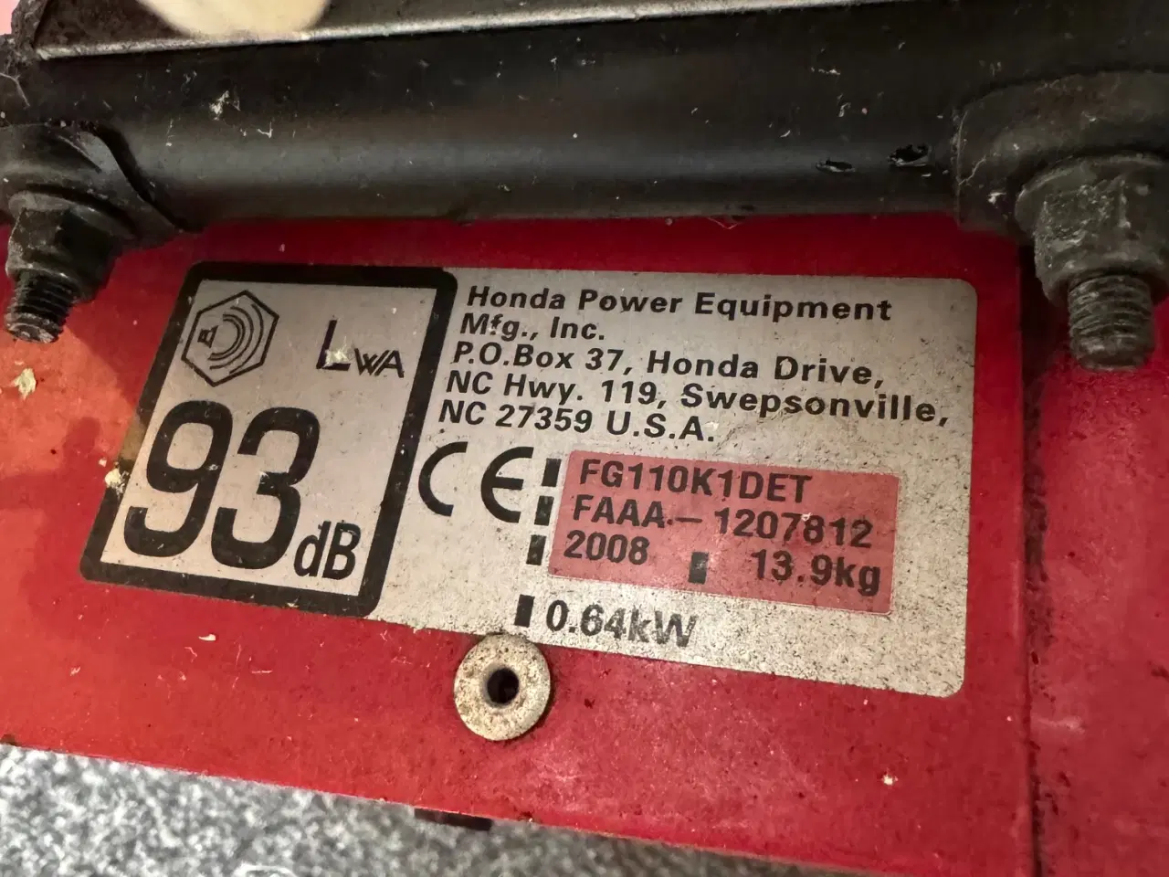 Billede 2 - Honda FG110 havefræser