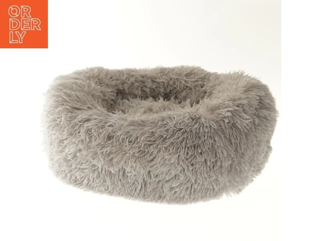 Billede 1 - Rund plysset dyreseng (str. Ø 60 cm)