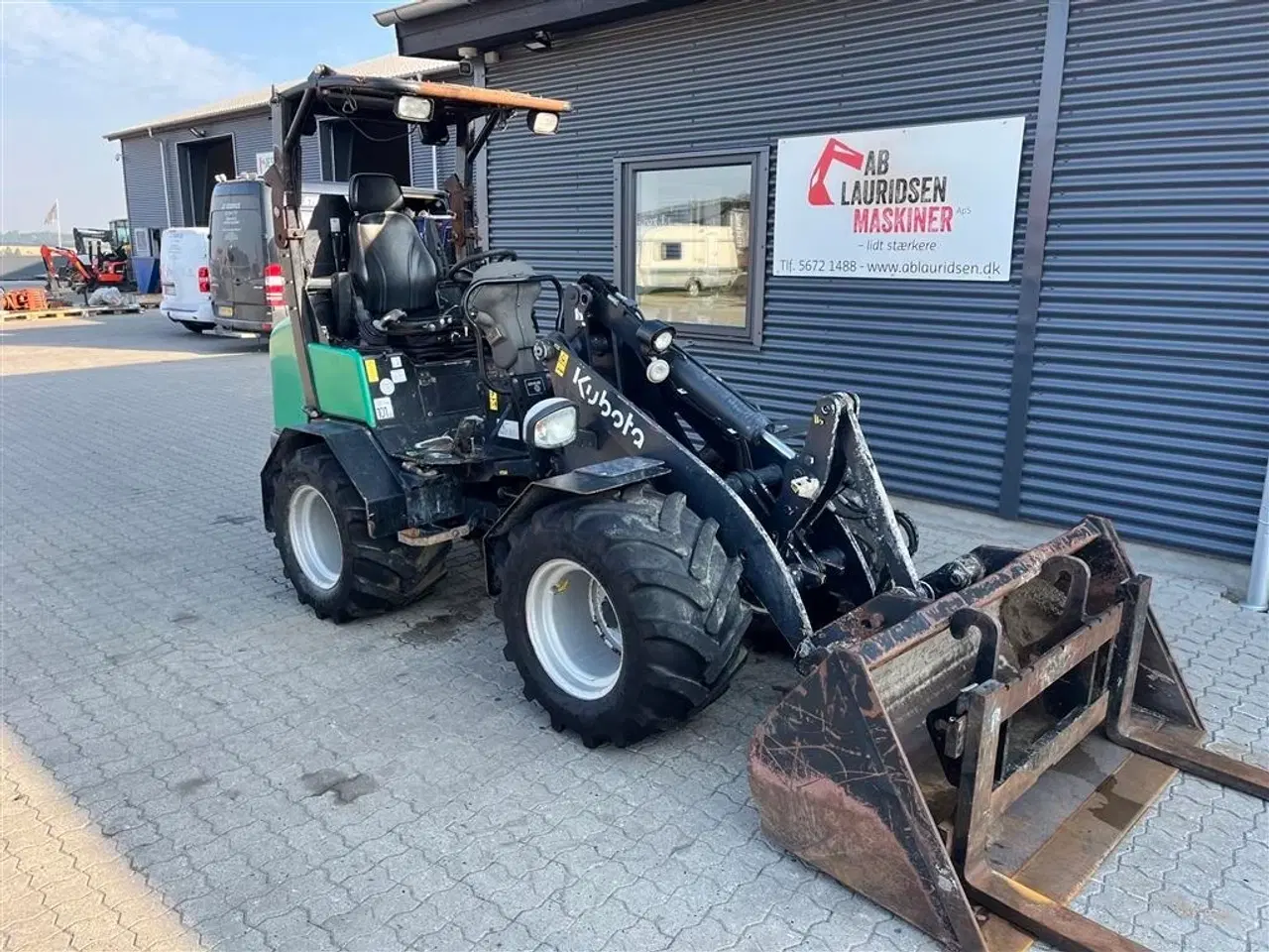 Billede 2 - Kubota RT280 med skovl og gafler