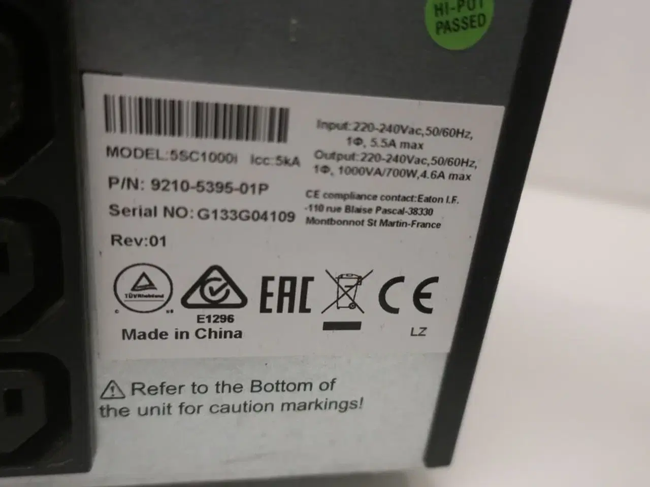 Billede 3 - UPS EATON 5SC500i