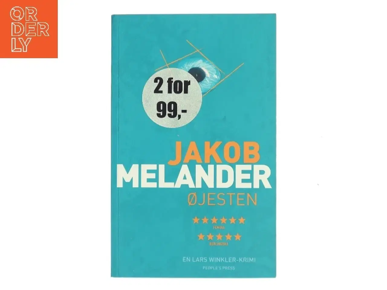 Billede 1 - Øjesten : kriminalroman af Jakob Melander (Bog)