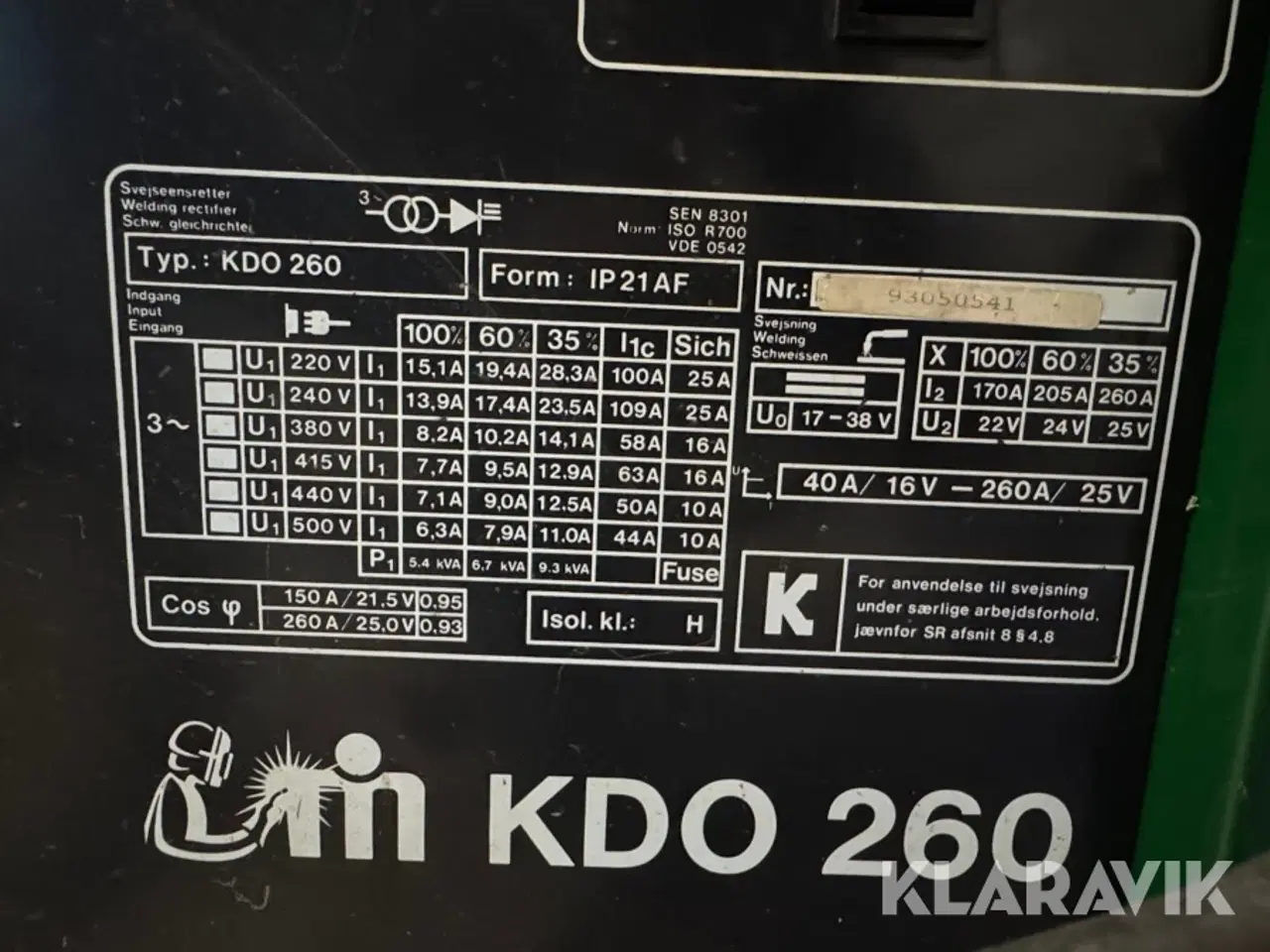 Billede 4 - Svejsemaskine Migatronic KDO 260