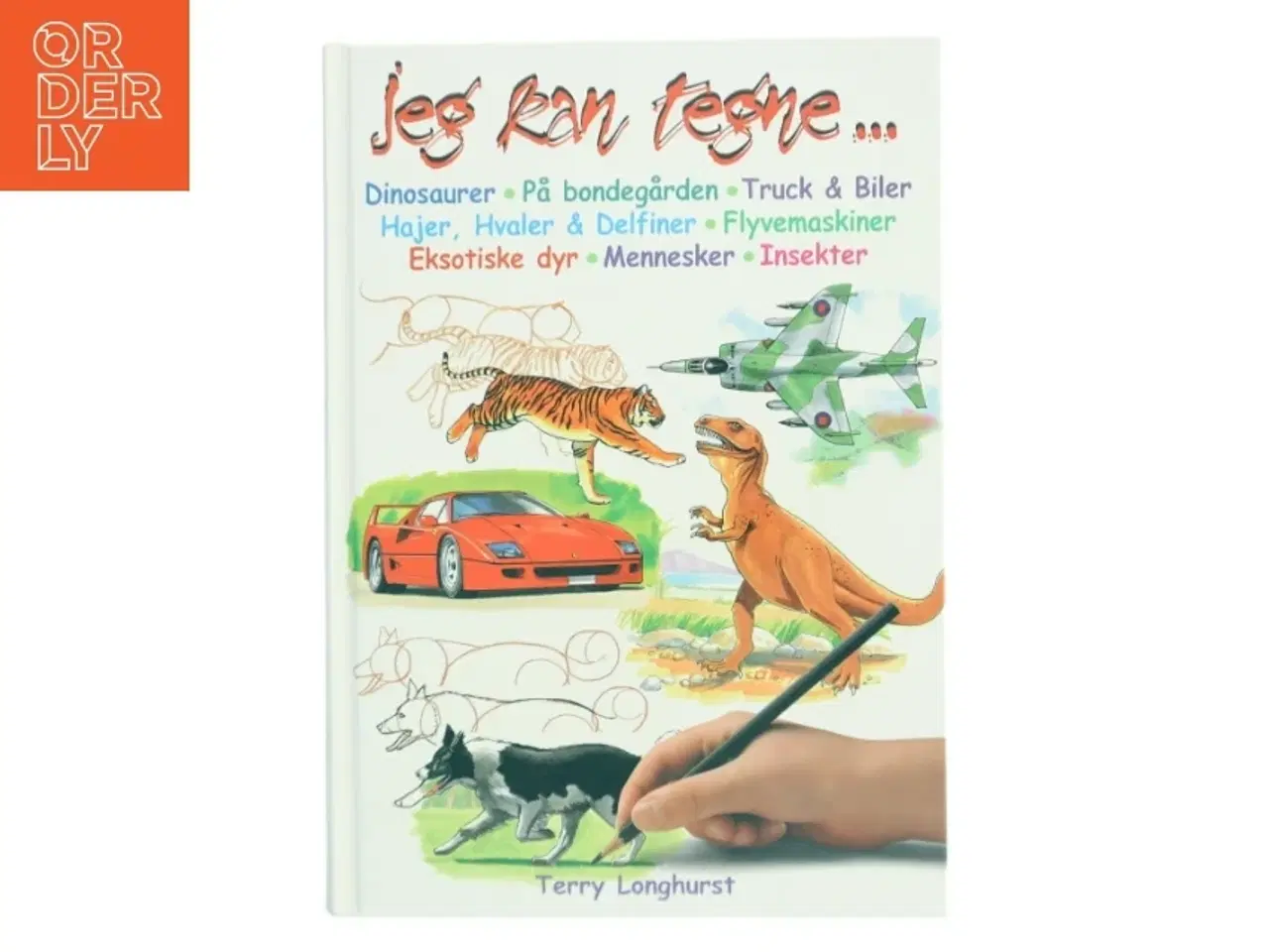 Billede 1 - Jeg kan tegne : dinosaurer, på bondegården, truck & biler, hajer, hvaler & delfiner, flyvemaskiner, eksotiske dyr, mennesker, insekt