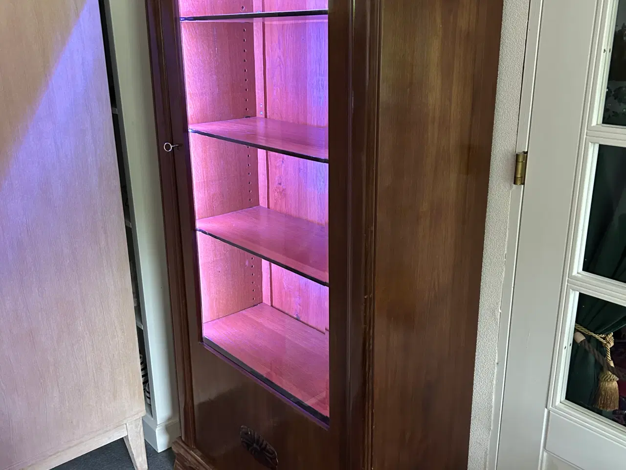 Billede 2 - Vitrine antik skab 