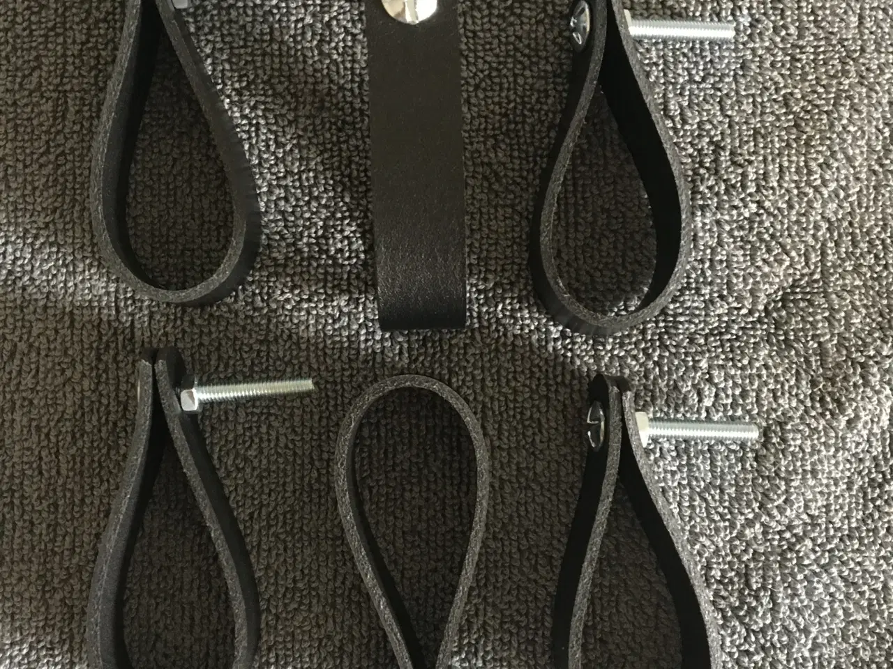 Billede 4 - greb/ håndtag i læder