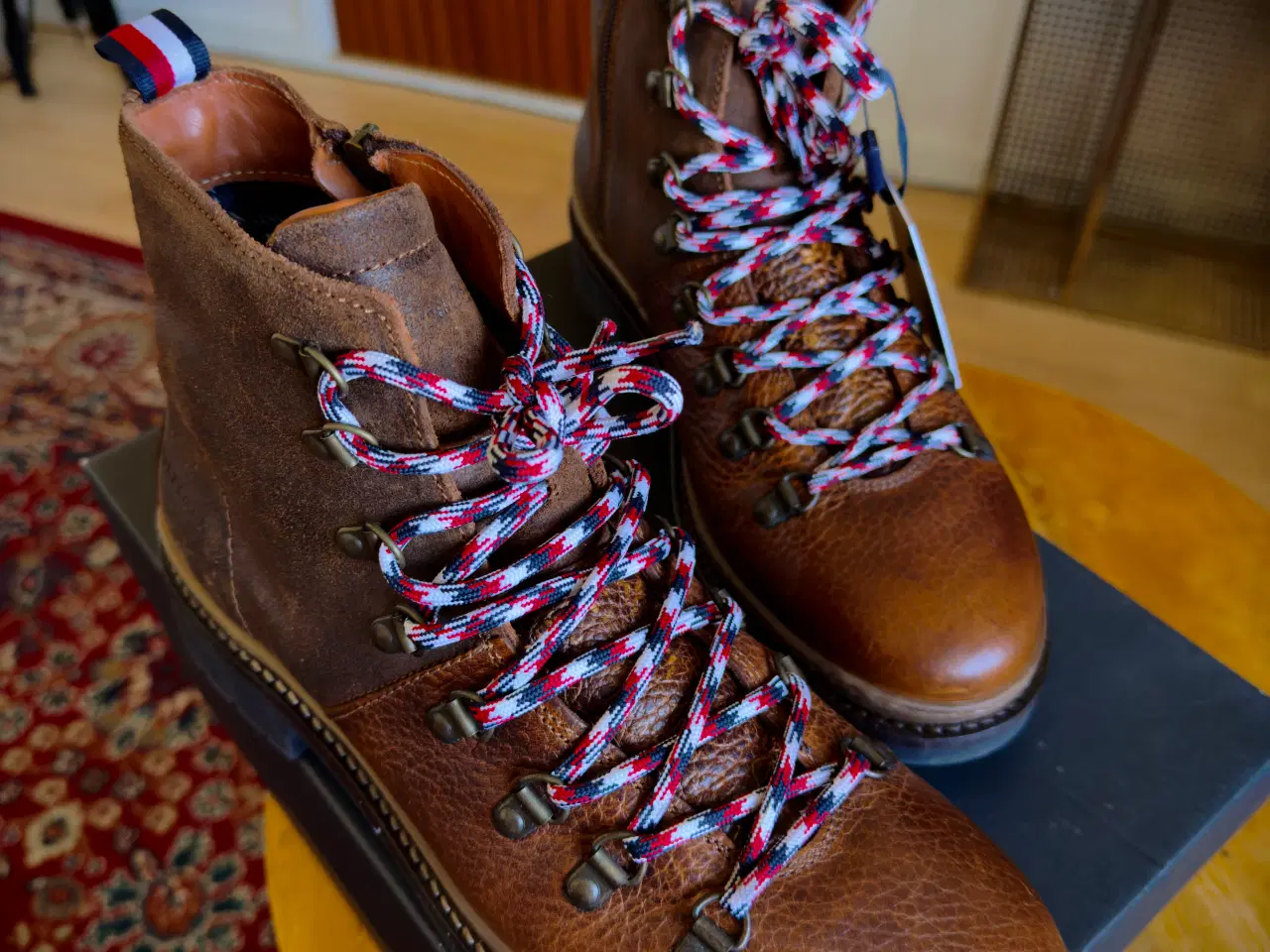 Billede 1 - Herre sko/ støvler i ægte læder i str. 43