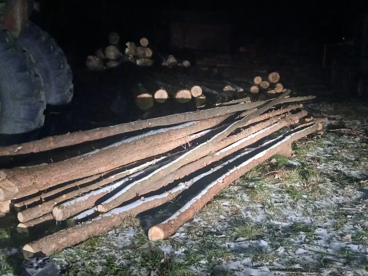 Billede 6 - Brænde og stolper af rødgran og lærk