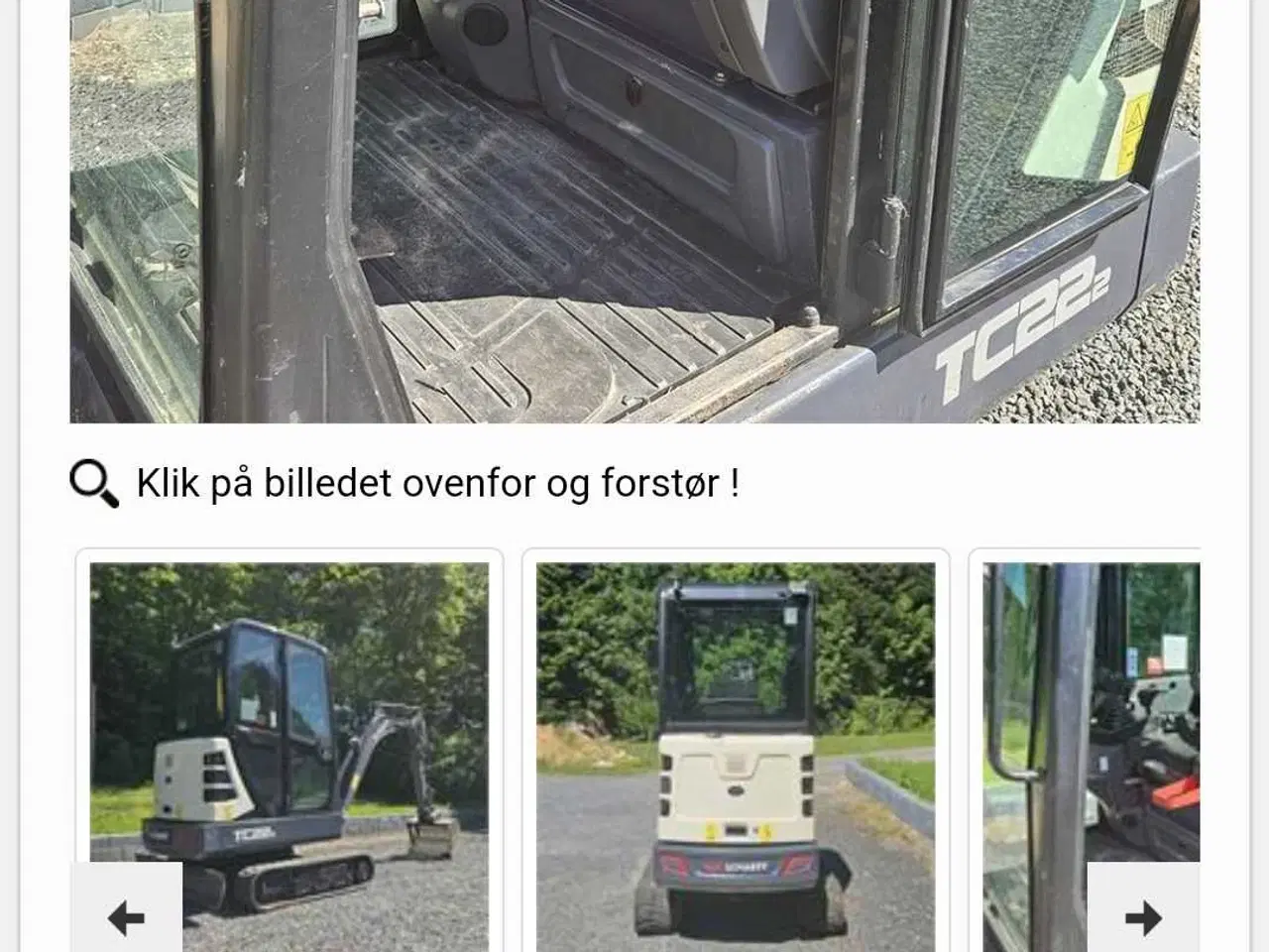 Billede 9 - Minigraver Terex tc22.2 har altid været opbevaret 