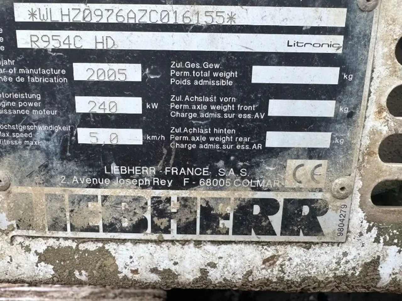 Billede 5 - Liebherr R954C