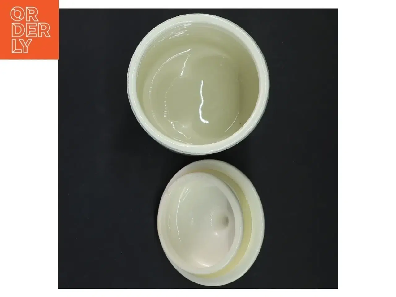 Billede 4 - Keramisk tebeholder med låg (str. 20x11 cm)