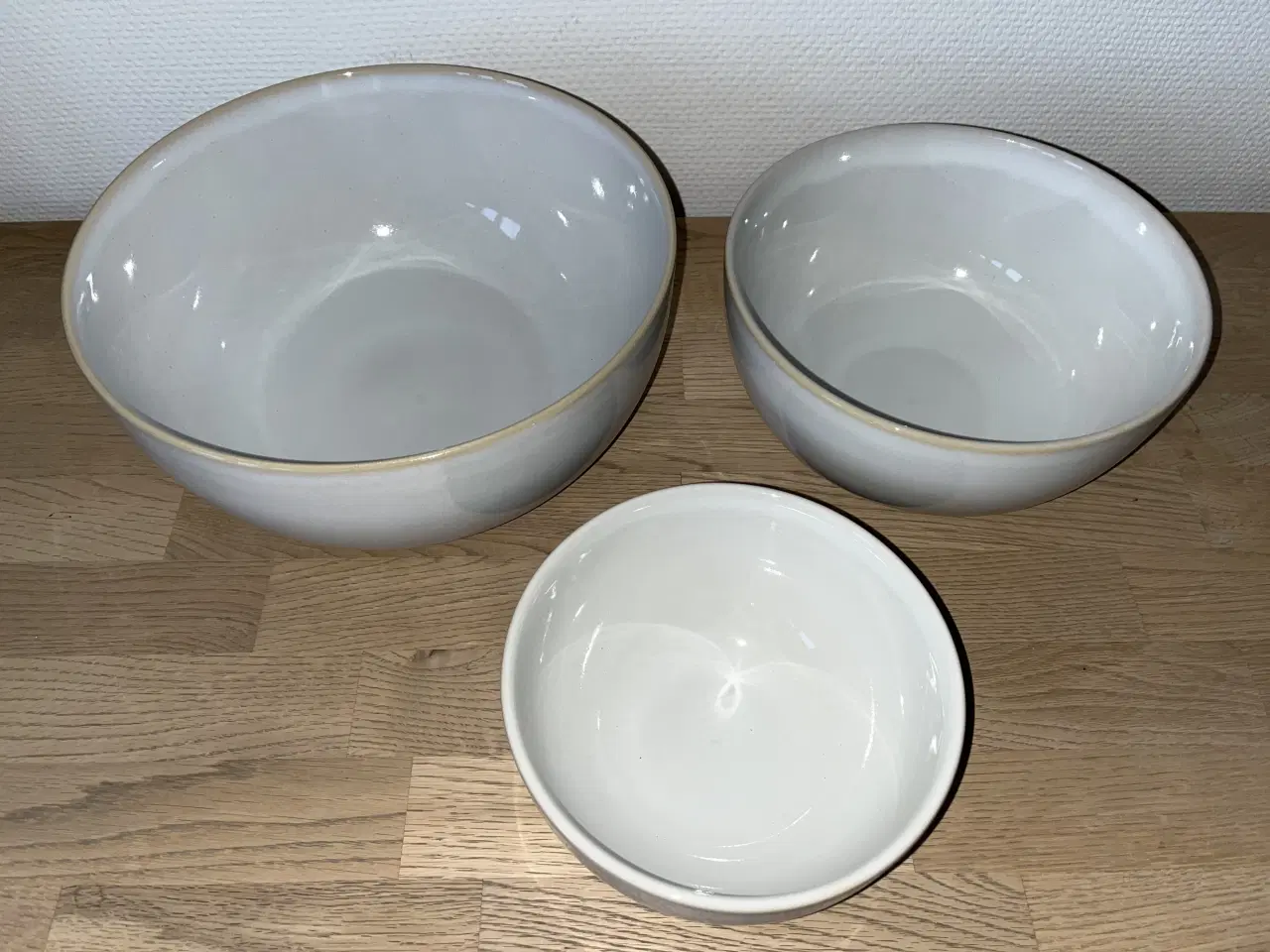 Billede 2 - HELT NYE hvide Knabstrup skåle