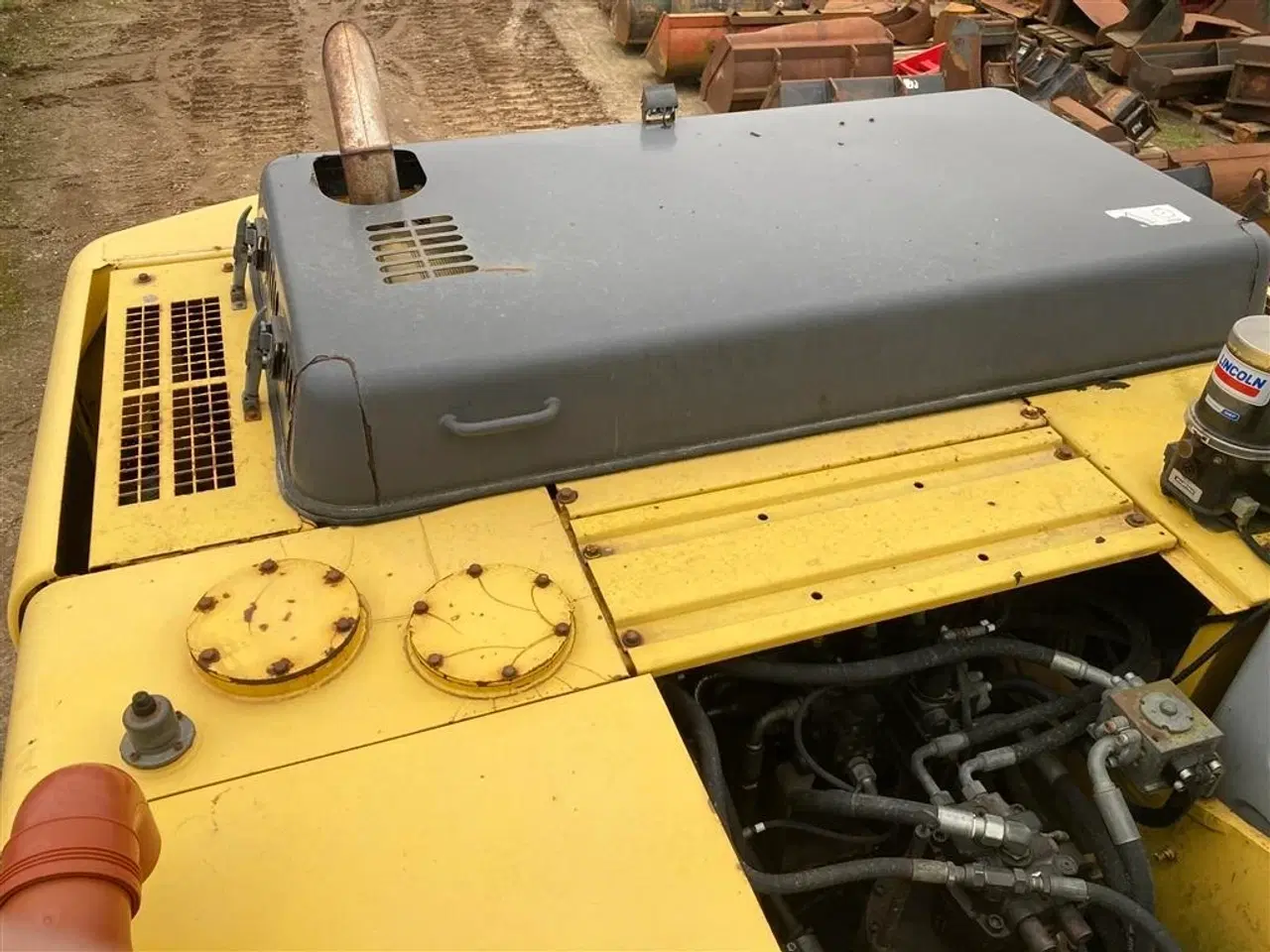 Billede 10 - New Holland E 265 LC Kipbart planerblad og graveskovl