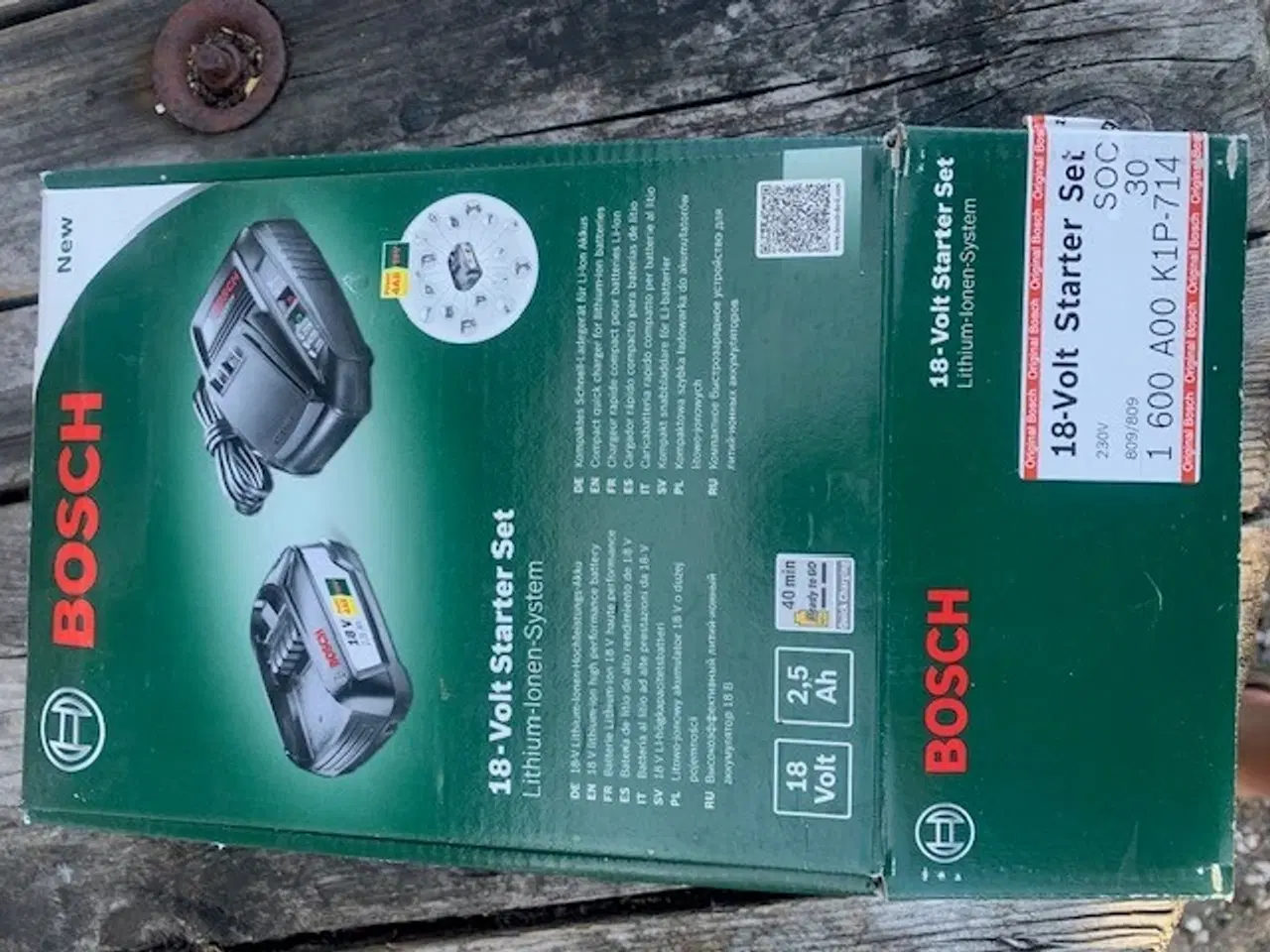Billede 2 - Bosch 18 Volt lader, batteri og Durablade.