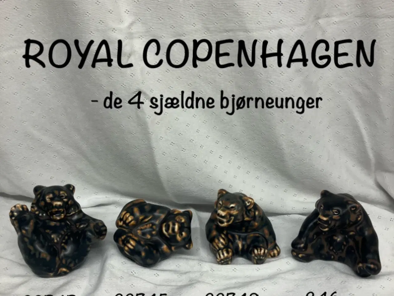 Billede 1 - De 4 sjældne, kongelige bjørneunger 
