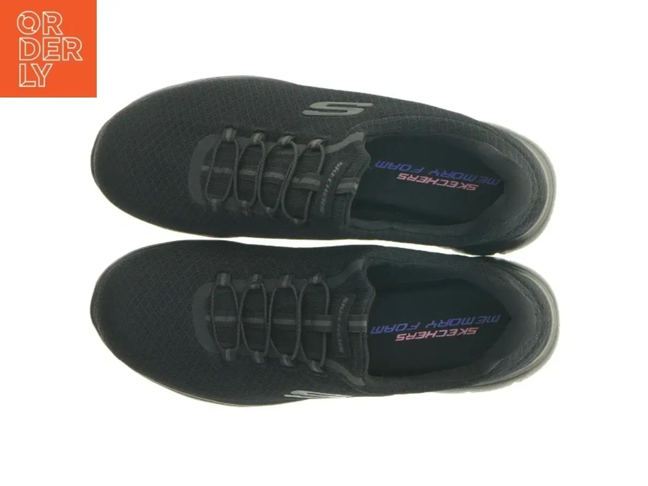 Billede 4 - UBRUGTE Sorte Skechers Memory Foam sneakers (str. 41)