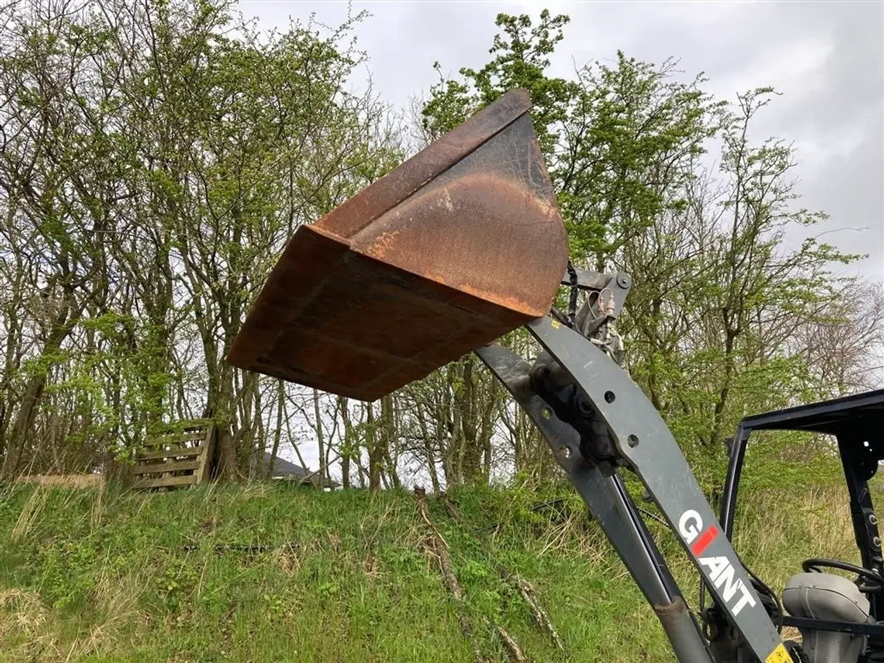 Billede 18 - Giant 452 T HD, Minilæsser. Skovl og Pallegafler