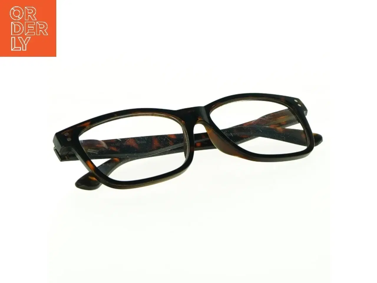 Billede 1 - Brille +1 med skildpaddefarvet stel og plastiketui