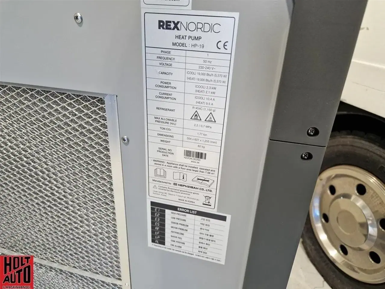 Billede 6 - RexNordic HP 19 4-i-1 varmepumpe