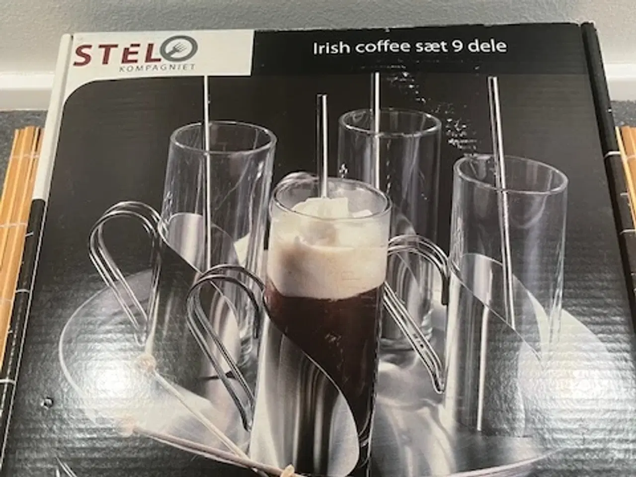 Billede 1 - Eksklusivt Stelkompagniet Irish Coffee sæt – 9 del