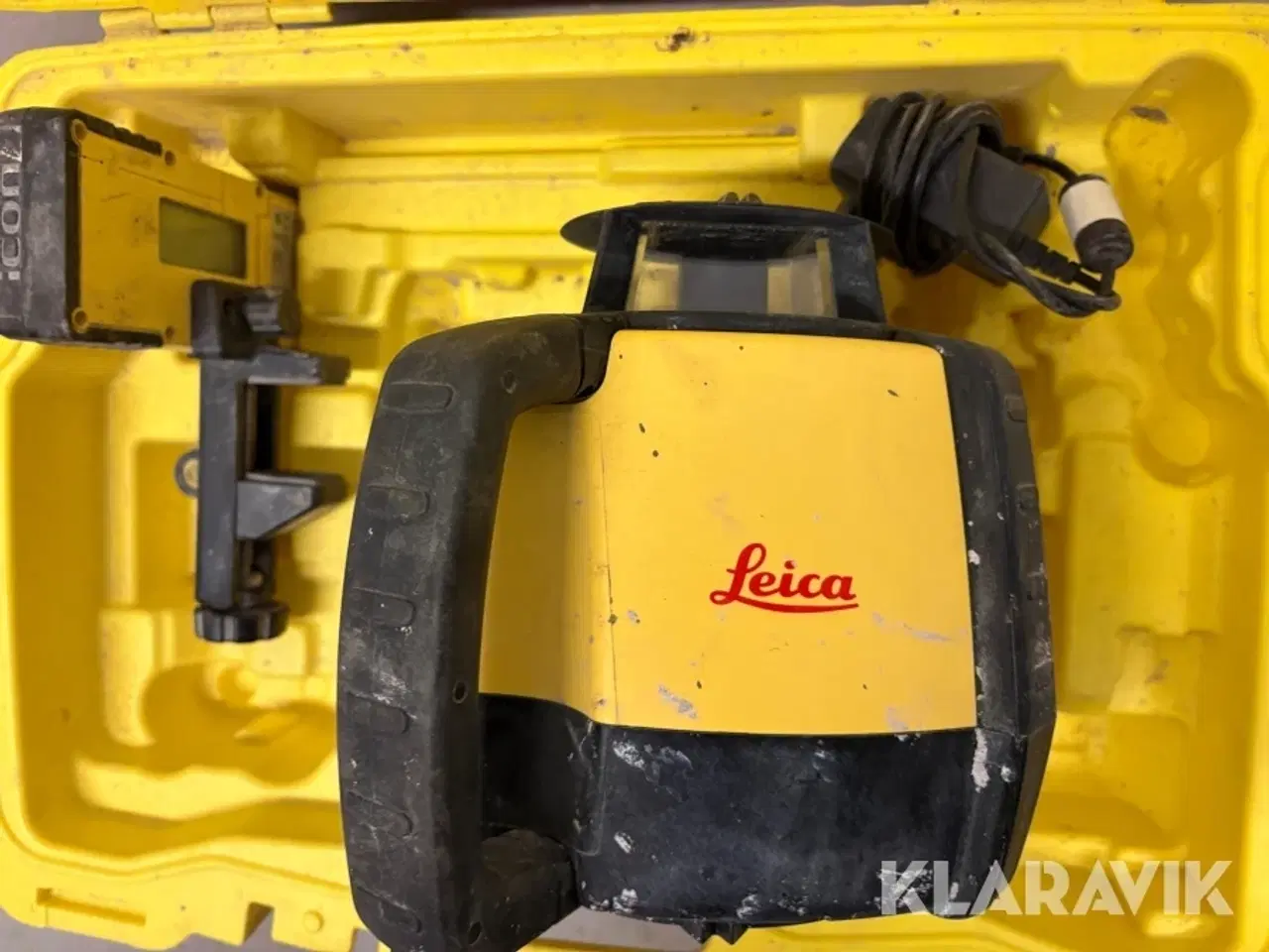 Billede 4 - Rotationslaser med stativ og modtager Leica Rugby 610