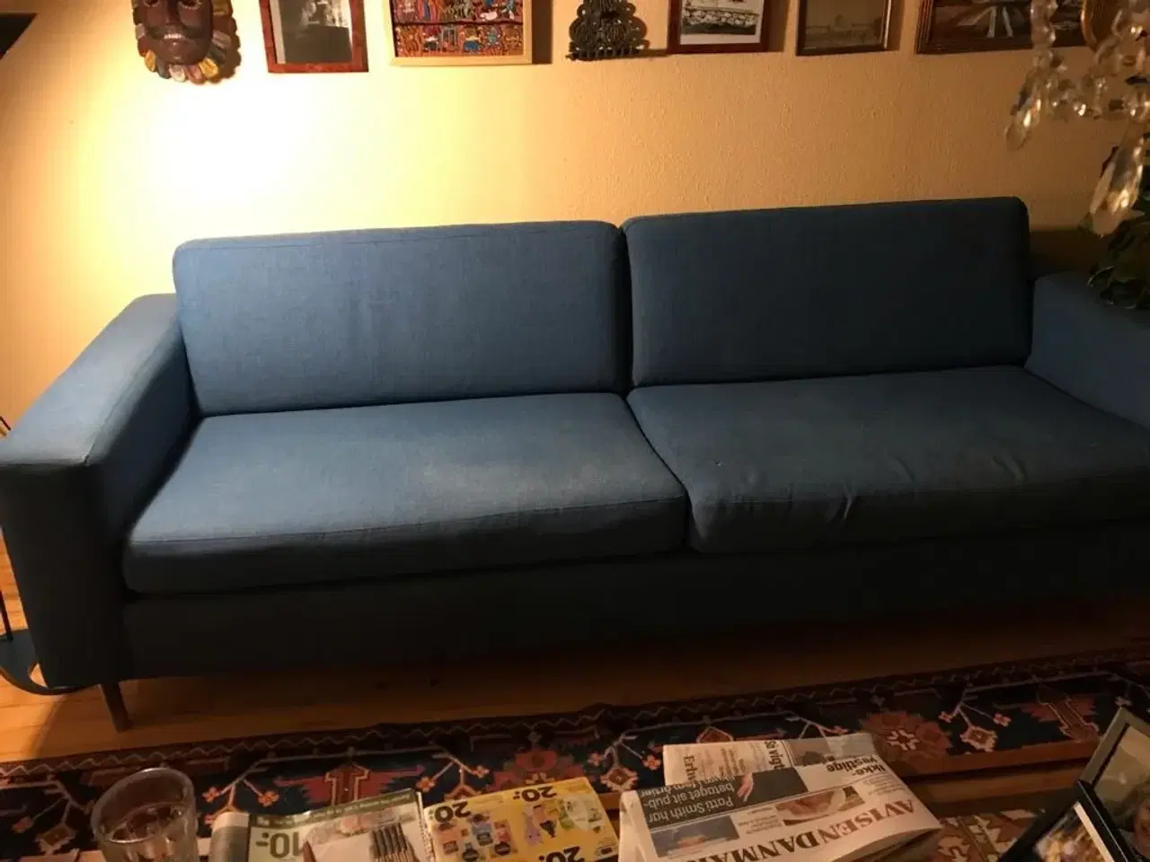 Billede 1 - Blus 3 personers sofa fra Bolia