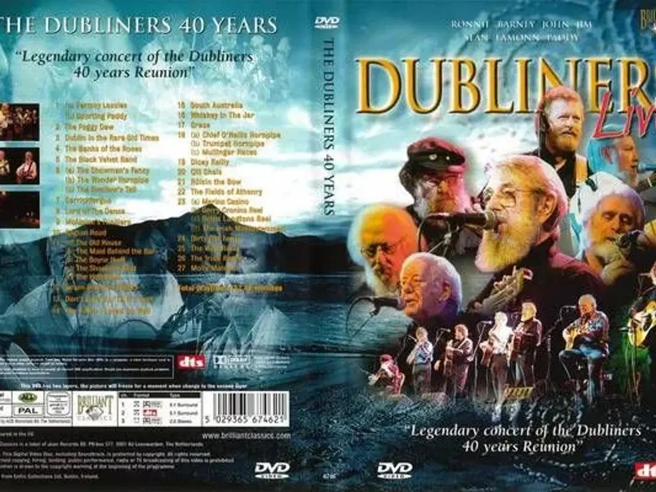 Billede 2 - The DUBLINERS ; 40 years ; Live