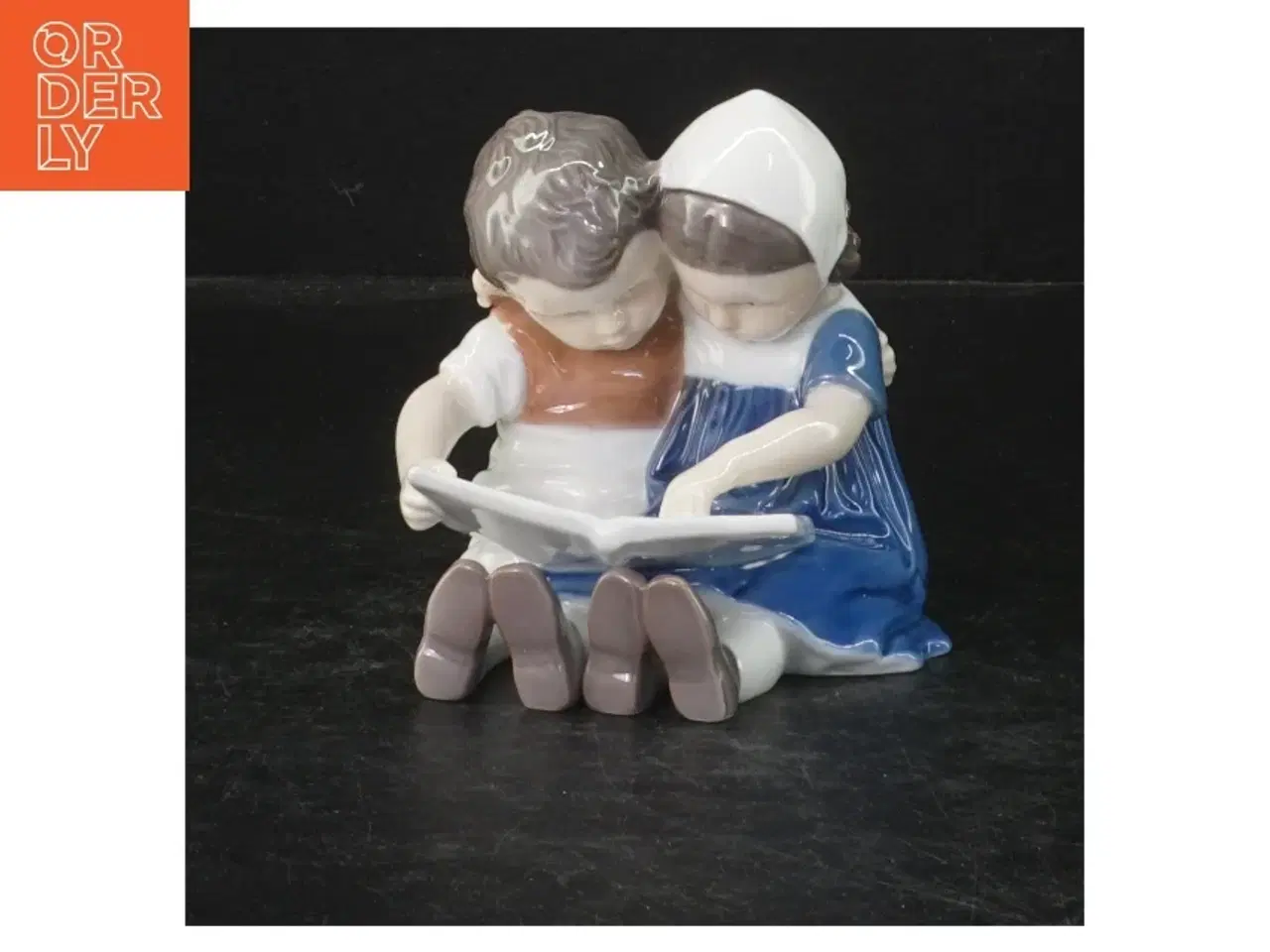Billede 1 - porcelæns figur af små børn fra B&G (str. 10 cm)