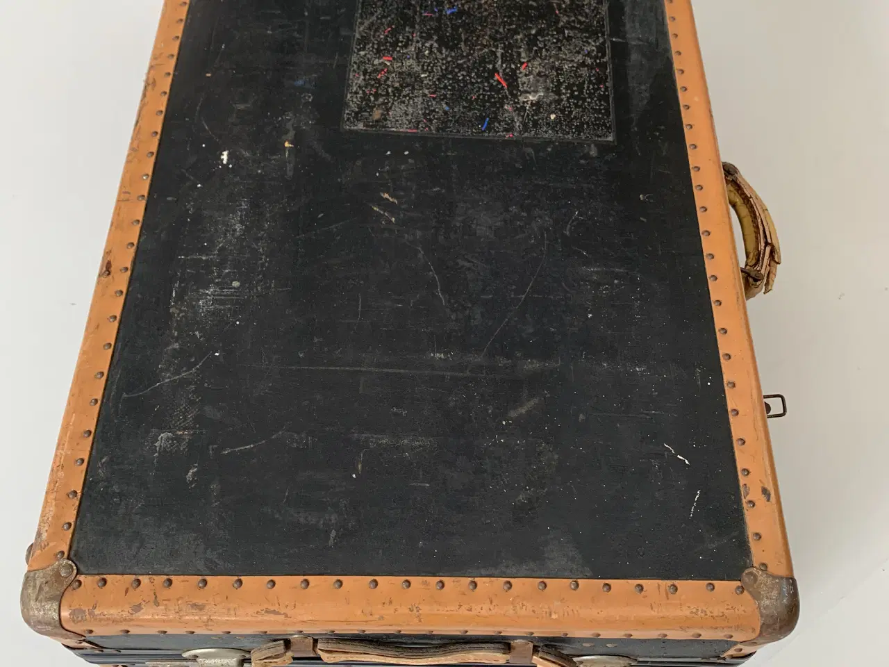 Billede 1 - Antik rejsekuffert 