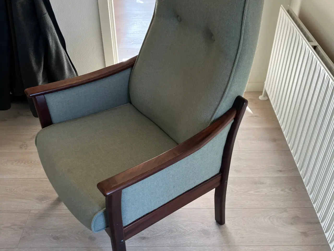 Billede 4 - Otiumstol med stofbetræk.