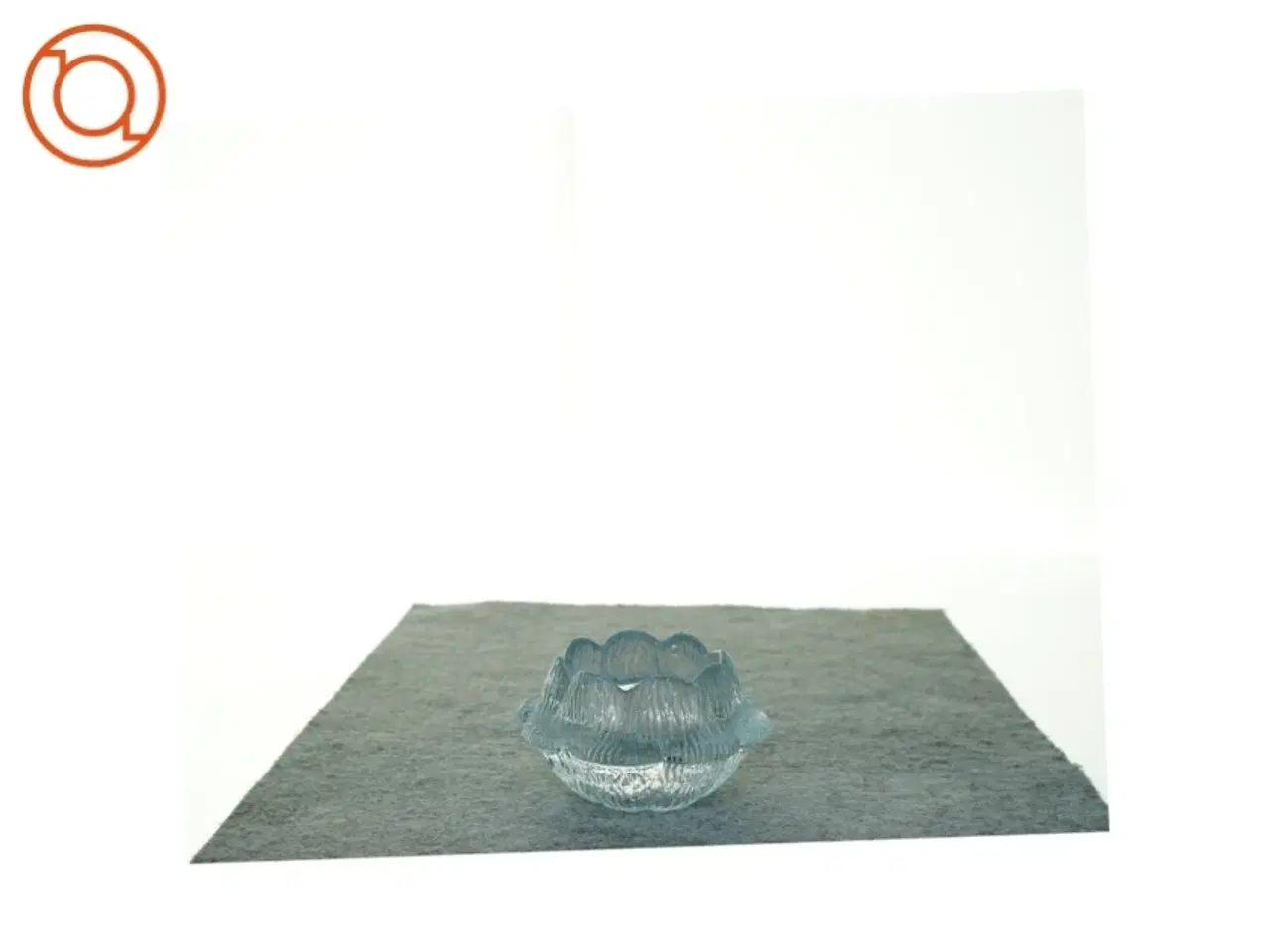 Billede 2 - Glas lysestage (str. 12 x 7 cm)