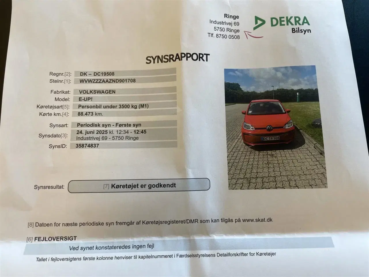 Billede 13 - VW e-up EL 83HK 5d Aut.