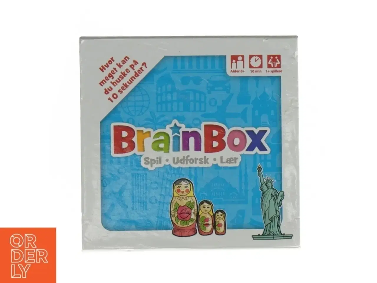 Billede 1 - BrainBox Verden Hukommelsesspil (str. 13 x 13 cm)