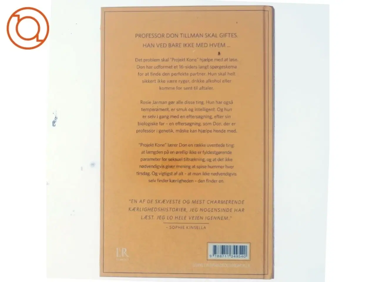 Billede 3 - Projekt Rosie : roman af Graeme Simsion (Bog)