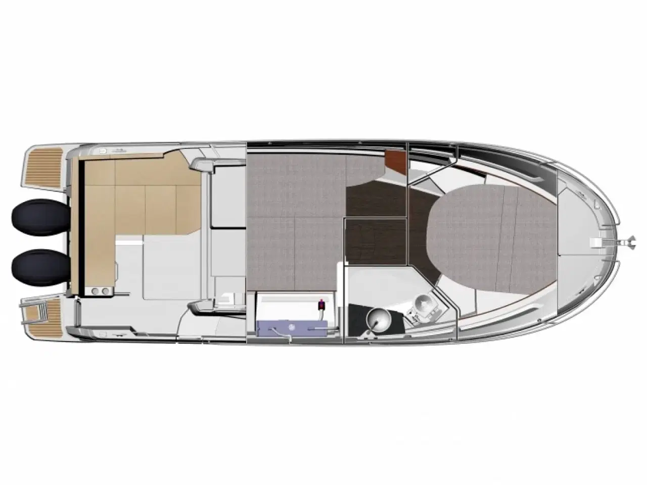 Billede 36 - Jeanneau Merry Fisher 895 - 2 X 150 HK Yamaha/Udstyr