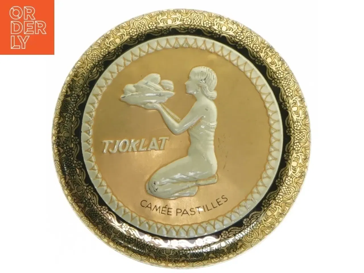 Billede 1 - Vintage Tjoklat blikdåse (str. Ø 12 cm)