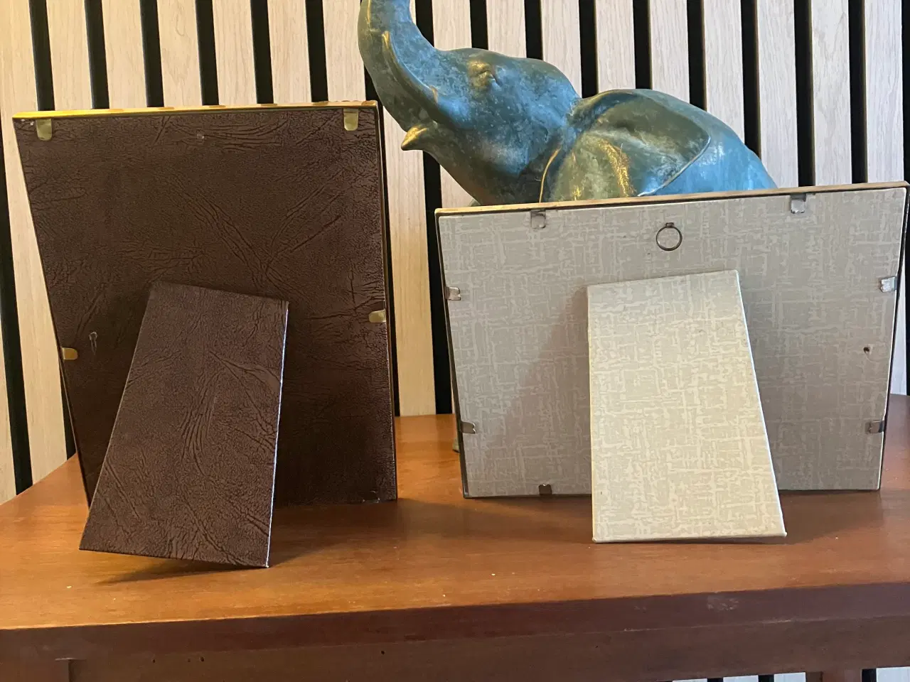 Billede 2 - Gamle metal rammer med buet glas.