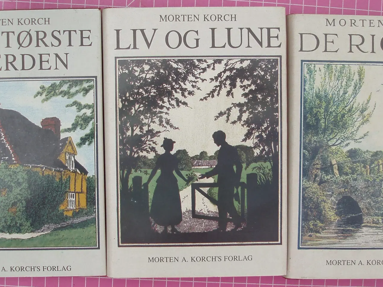 Billede 2 - Morten Korch rød Hardback bøger 4