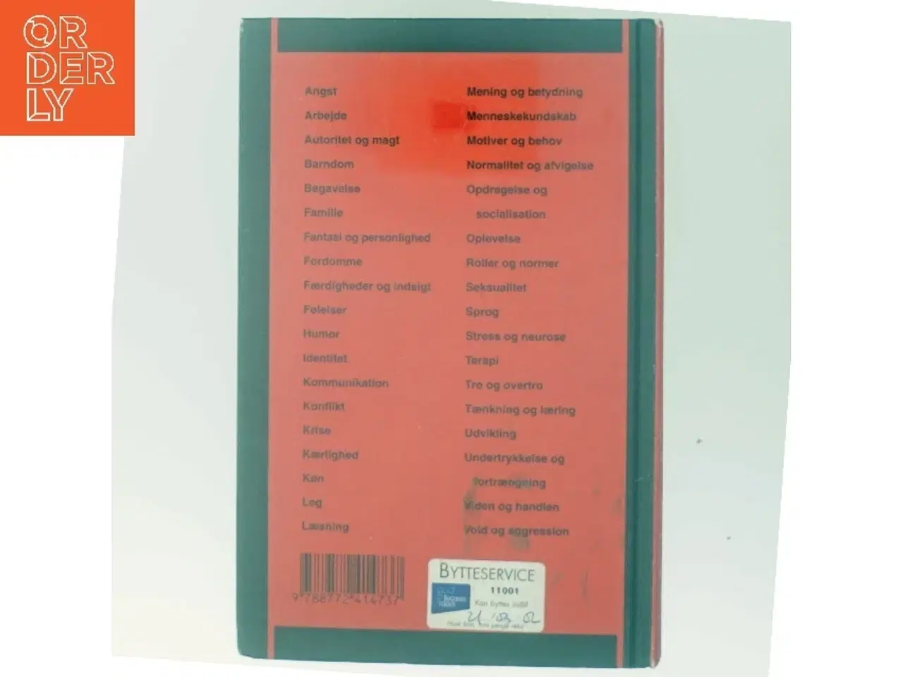Billede 3 - Psykologisk opslagsbog : alfabetisk ordnet af Karsten Schnack (Bog)