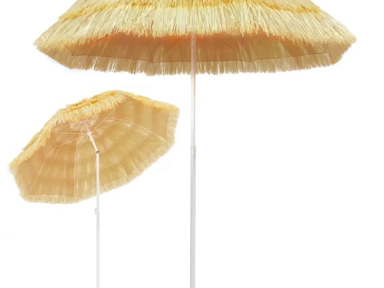 Billede 2 - Strandparasol Hawaii-stil 180 cm naturfarvet