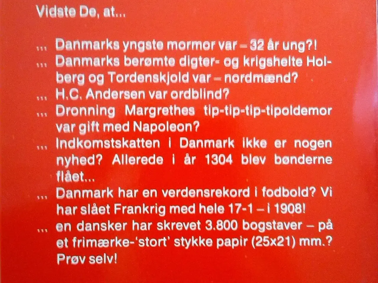 Billede 2 - Danske rekorder og mærkværdigheder 2.