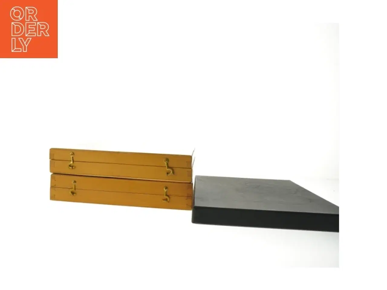 Billede 2 - Retro Træpuslespil i kasse