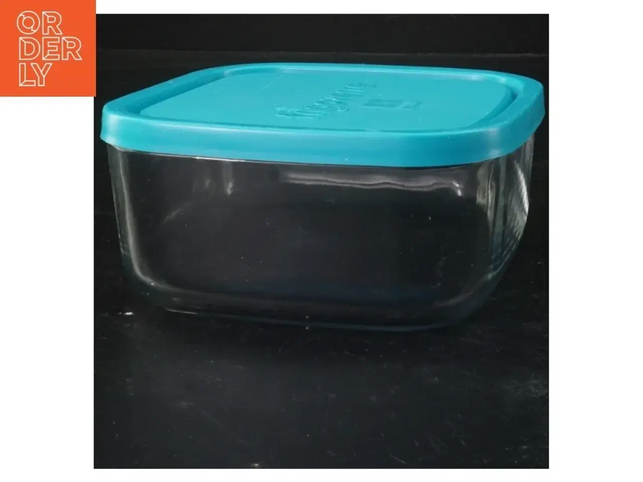 Billede 1 - Opbevaringsboks med låg fra Bormioli Rocco (str. 13x13x6 cm)