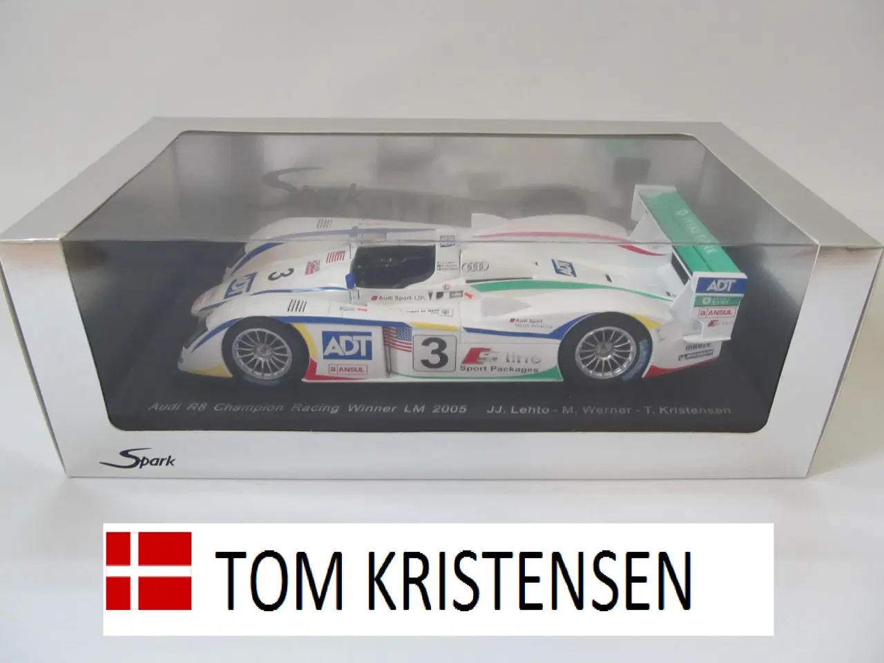 Billede 2 - 2005 Tom K's Le Mans Audi R8 Jyske Bank #5 1:18  