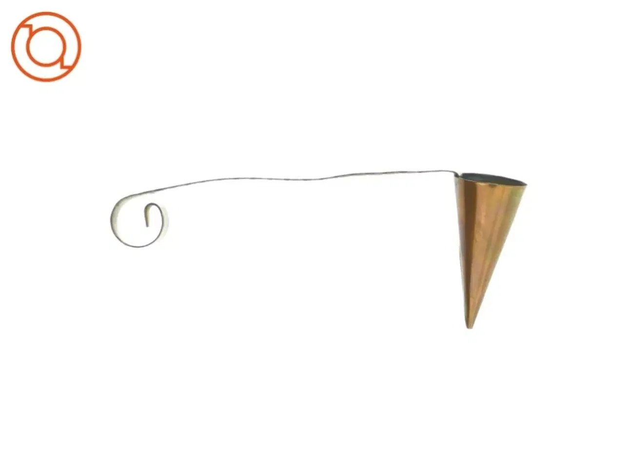 Billede 2 - Antik Svensk Kobber Lyse slukker (str. 16 x 3 x 6 cm)